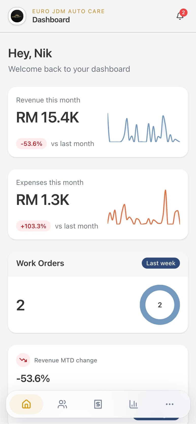 EuroJDM mobile interface